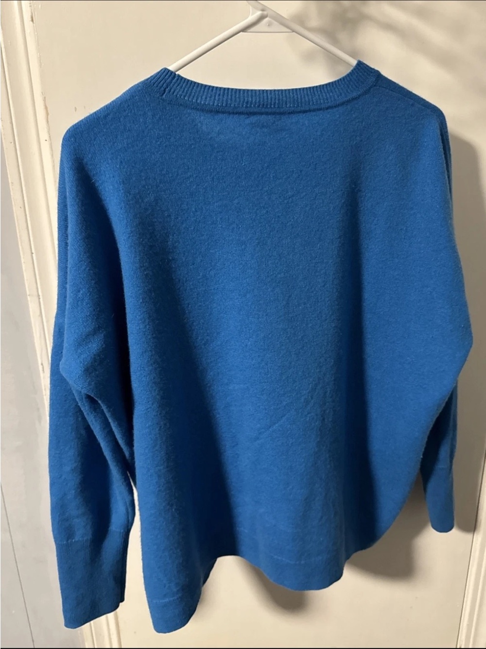 J. Crew Bright Blue Crewneck Sweater